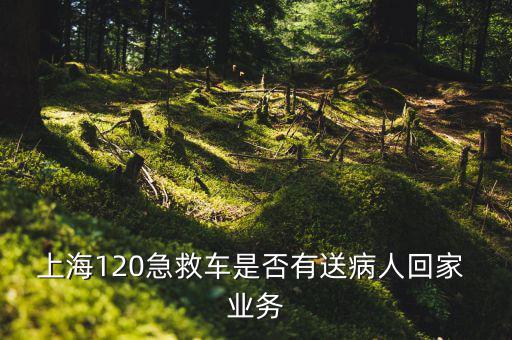 上海120急救車(chē)是否有送病人回家 業(yè)務(wù)