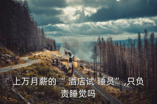 上萬月薪的“ 酒店試 睡員”,只負責(zé)睡覺嗎