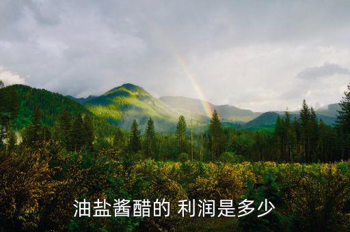 調(diào)味品利潤(rùn)怎么樣,調(diào)味品知多少?問與答（13）
