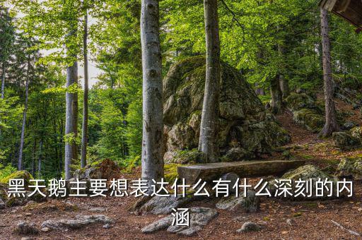 黑天鵝書說的是什么，黑天鵝主要想表達什么有什么深刻的內(nèi)涵