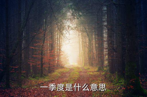 每一季度是什么意思，每季度什么意思