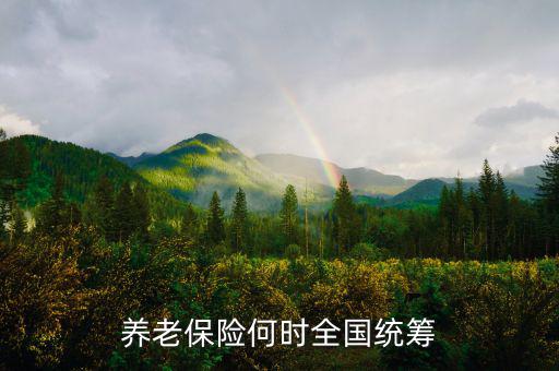 養(yǎng)老金統(tǒng)籌什么時間出臺，養(yǎng)老金何時統(tǒng)徼