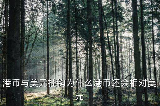港幣與美元掛鉤為什么港幣還會(huì)相對美元