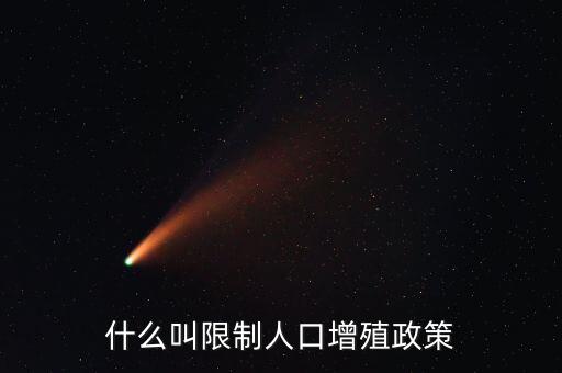 什么是人口政策，我國制定的有關人口的基本國策是什么