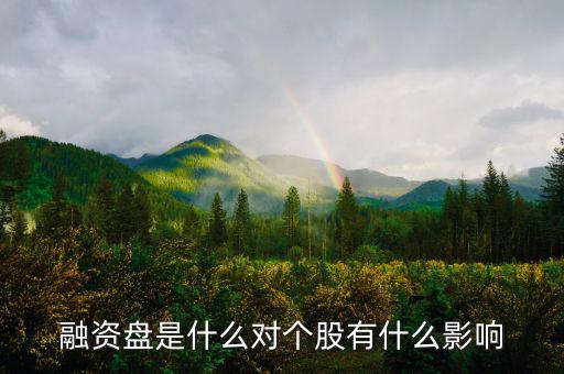 為什么一支股票有融資盤，融資盤是什么對個股有什么影響