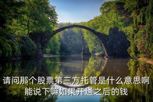 股票托管轉(zhuǎn)入是什么意思，托管轉(zhuǎn)出是什么意思