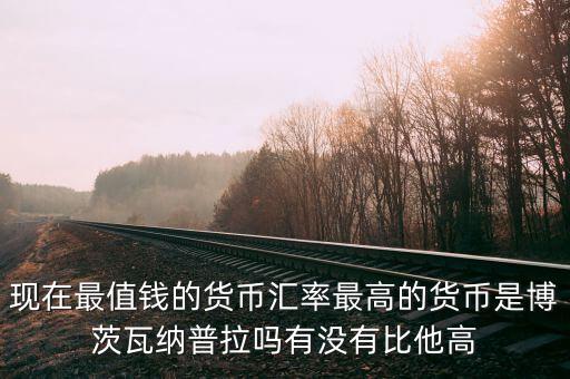 博茨瓦納普拉貨幣為什么這么貴，現(xiàn)在最值錢的貨幣匯率最高的貨幣是博茨瓦納普拉嗎有沒(méi)有比他高
