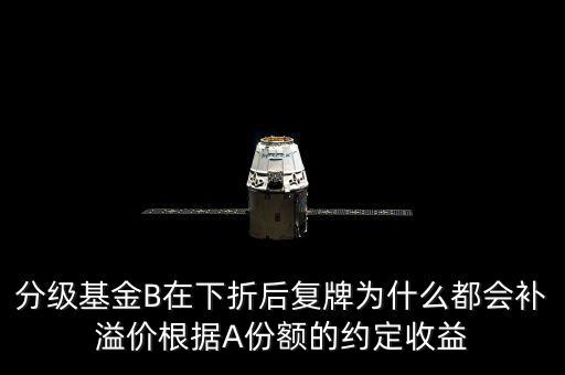 分級基金B(yǎng)在下折后復牌為什么都會補溢價根據(jù)A份額的約定收益