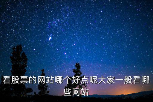 看股票的網站哪個好點呢大家一般看哪些網站