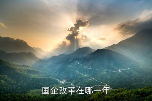 國企改革什么時候開盤，國有企業(yè)改革是什么時候