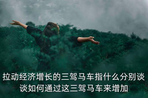 拉動(dòng)經(jīng)濟(jì)增長(zhǎng)的三駕馬車指什么分別談?wù)勅绾瓮ㄟ^這三駕馬車來(lái)增加