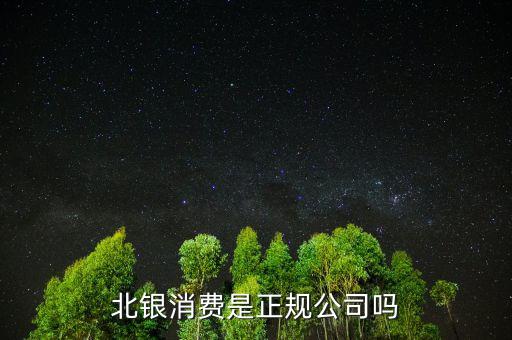 北銀和興宏什么關(guān)系，北銀消費是正規(guī)公司嗎