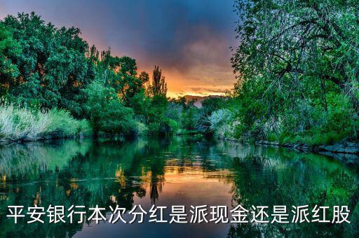 平安銀行什么分紅，證券平安銀行這幾年的分紅如何