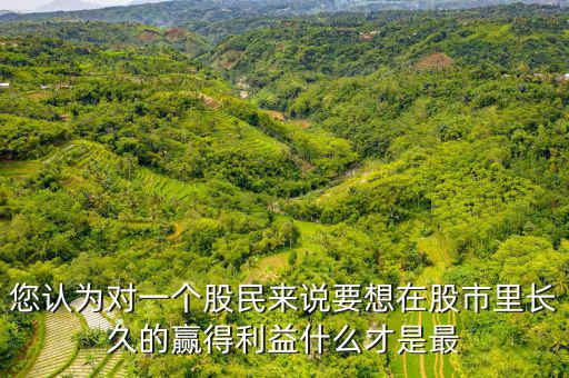 什么才是股票中最重要的技術(shù)，您認(rèn)為對(duì)一個(gè)股民來說要想在股市里長(zhǎng)久的贏得利益什么才是最