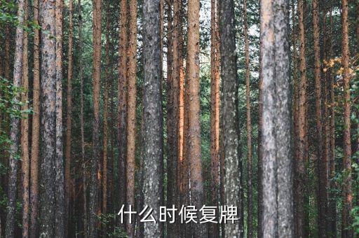 三特索道什么時候復(fù)牌，000560各位大神知道啥時候復(fù)牌