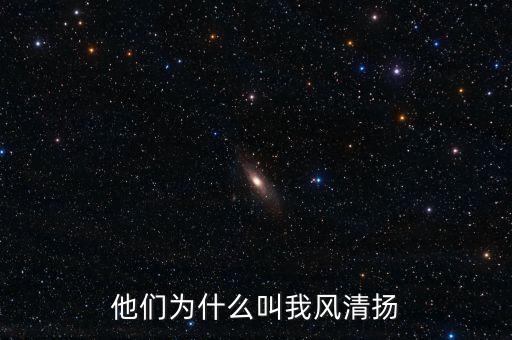 他們?yōu)槭裁唇形绎L清揚