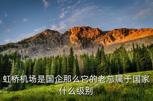 機場董事長什么級別，虹橋機場是國企那么它的老總屬于國家什么級別