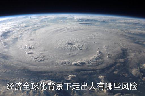 經(jīng)濟全球化背景下走出去有哪些風(fēng)險