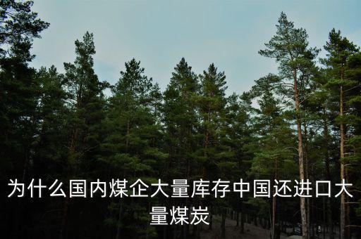 為什么國(guó)內(nèi)煤企大量庫(kù)存中國(guó)還進(jìn)口大量煤炭