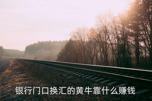 銀行門口換匯的黃?？渴裁促嶅X