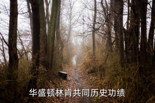 華盛頓林肯共同歷史功績(jī)