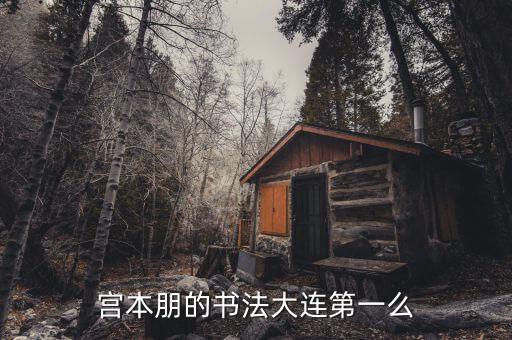 80后書法家叫什么，宮本朋的書法大連第一么