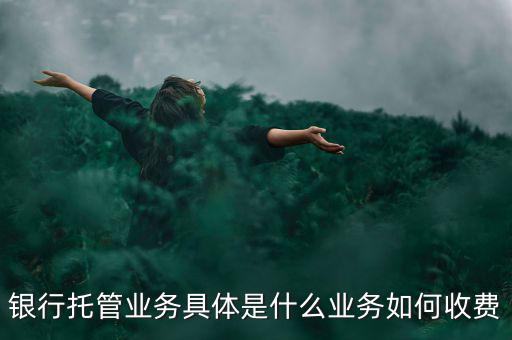 什么是票據(jù)托管，銀行托管業(yè)務具體是什么業(yè)務如何收費