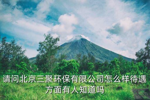 北京寶塔三聚是一家什么公司，請問北京三聚環(huán)保有限公司怎么樣待遇方面有人知道嗎