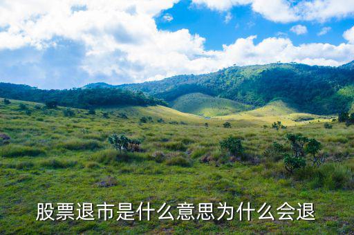 上市退出是什么意思，退市是什么意思