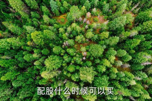 配股什么時候買，配股開始的時間
