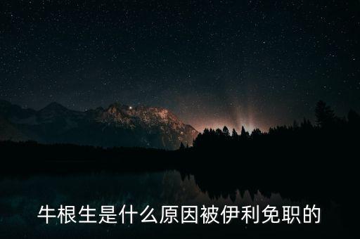牛根生為什么離開蒙牛，牛根生是誰為什么要辭任
