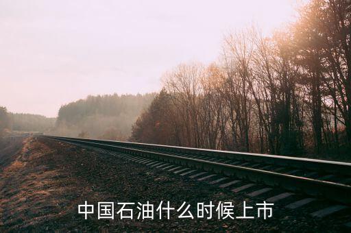 中國(guó)石油什么時(shí)候上市，中石油申購?fù)瓿珊蟮纳鲜袝r(shí)間