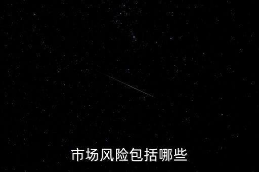 市場風險包括哪些