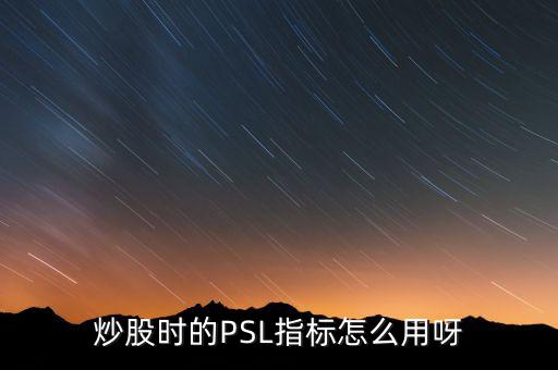 央行psl是什么，psl是什么意思