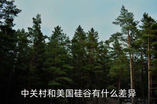 為什么中國的中關(guān)村變不成美國的硅谷，中國硅谷是