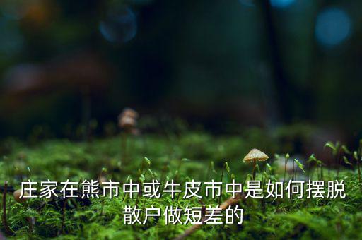 莊家怎么玩死散戶,股市沒(méi)有明天會(huì)更多人買(mǎi)入科技股
