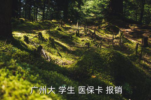  廣州大 學(xué)生 醫(yī)?？?報(bào)銷