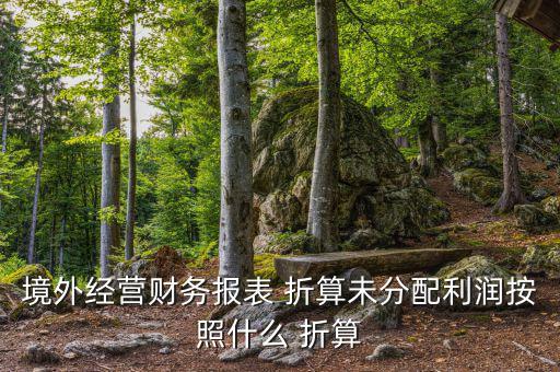 境外經(jīng)營財務(wù)報表 折算未分配利潤按照什么 折算