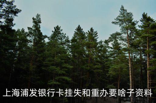 浦發(fā)銀行卡掛失需要什么，上海浦發(fā)銀行卡掛失步驟