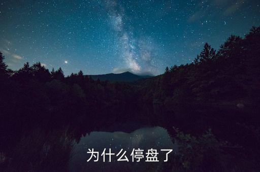 為什么停盤(pán)了