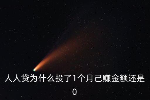 人人貸為什么不顯示收益，人人貸p2p怎么去看不到收益多少