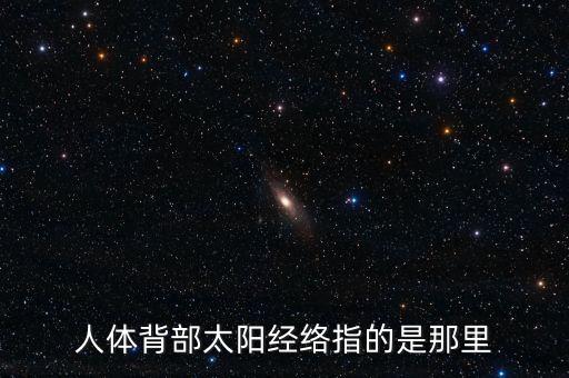 后背的大經(jīng)是什么，人體背部太陽(yáng)經(jīng)絡(luò)指的是那里
