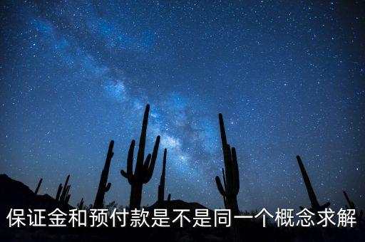 預付款保證金是什么，保證金是什么