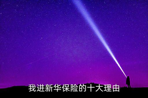 我進(jìn)新華保險的十大理由