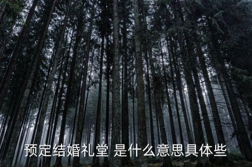 什么是婚禮堂，結(jié)婚禮堂結(jié)婚什么意思