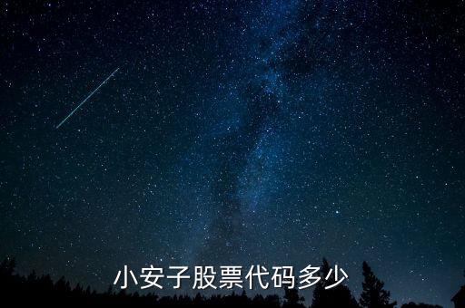 小安子是什么股票，小安子股票代碼多少