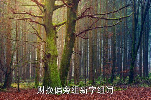 財能換什么，財 字可以換什么偏旁