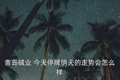 青島堿業(yè)為什么停牌，青島堿業(yè)停牌復牌后走勢能好嗎謝謝