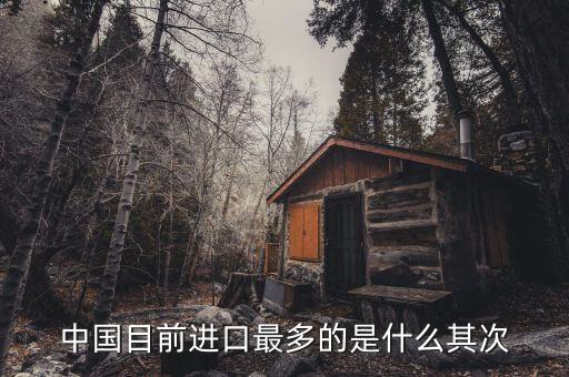 中國進口最多的是什么，中國進口最多的是什么
