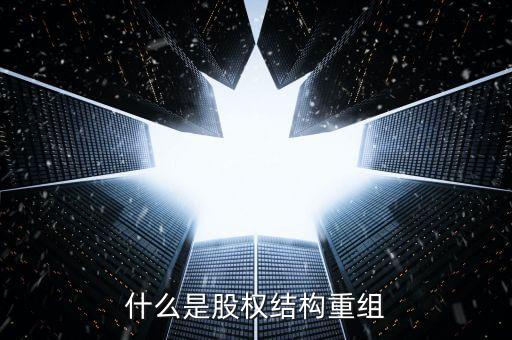 什么是結(jié)構(gòu)性重組，什么是股權(quán)結(jié)構(gòu)重組